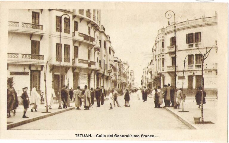 tetouan. calle franco